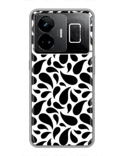 Чохол для Realme GT3 з картинкою «Контрастні чорні краплі»