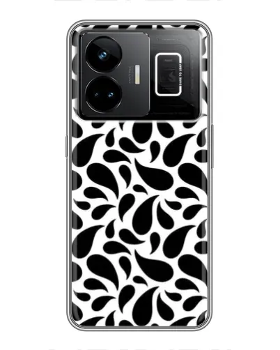 Чохол для Realme GT3 з картинкою «Контрастні чорні краплі»