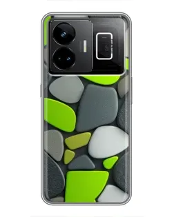 Чохол для Realme GT3 з картинкою «Яскрава неонова галька»