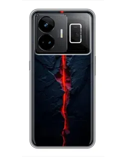 Чохол для Realme GT3 з картинкою «Червона лавова тріщина»