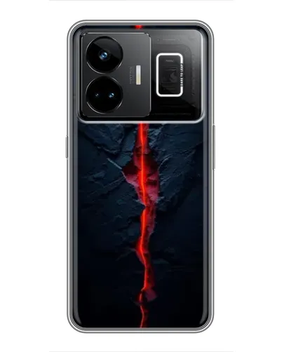 Чохол для Realme GT3 з картинкою «Червона лавова тріщина»