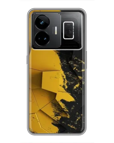 Чохол для Realme GT3 з картинкою «Золоті уламки геометрії»
