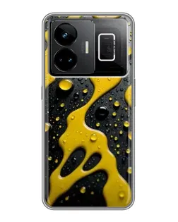 Чохол для Realme GT3 з картинкою «Рідке жовте золото»