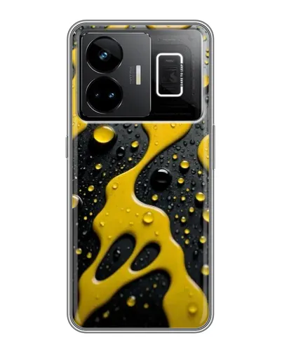 Чохол для Realme GT3 з картинкою «Рідке жовте золото»