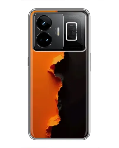 Чохол для Realme GT3 з картинкою «Помаранчевий розлом»