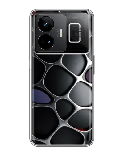 Чохол для Realme GT3 з картинкою «Об'ємна темна решітка»