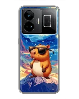 Чехол для Realme GT3 с картинкой «Капибара Ван Гога»