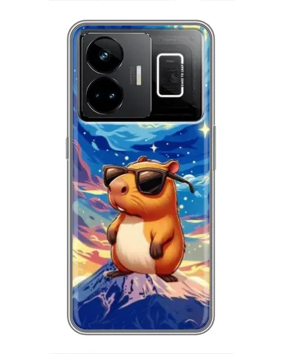 Чехол для Realme GT3 с картинкой «Капибара Ван Гога»