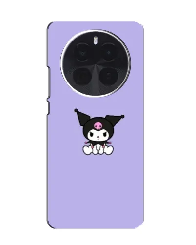 Чехол для Realme GT5 Pro с картинкой «Kuromi — фиолетовый минимализм»