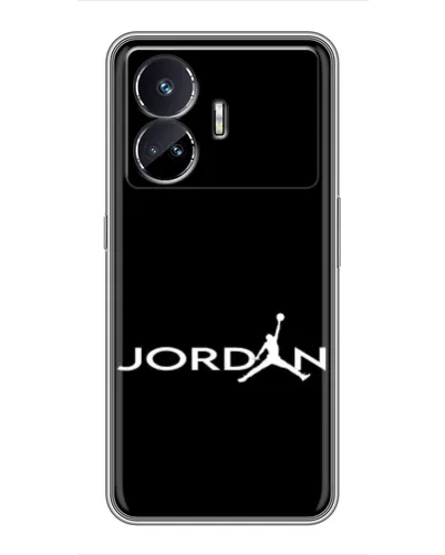 Чохол для Realme GT5 з картинкою «Jordan White Logo»