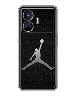 Чохол для Realme GT5 з картинкою «Jordan Dark Carbon»