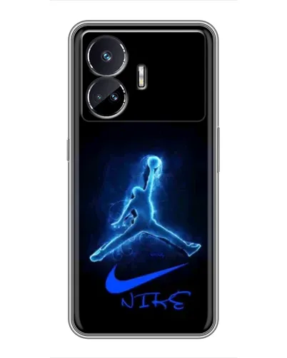 Чохол для Realme GT5 з картинкою «Jordan Neon Blue»
