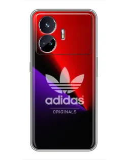 Чехол для Realme GT5 с картинкой «Adidas Red Neon» Чехол для Realme GT5 с картинкой «Adidas Red Neon»