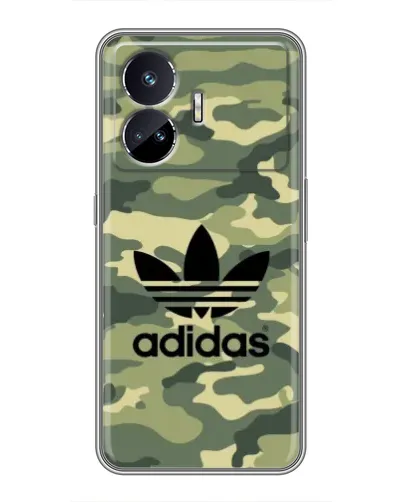 Чехол для Realme GT5 с картинкой «Милитари стиль Adidas»