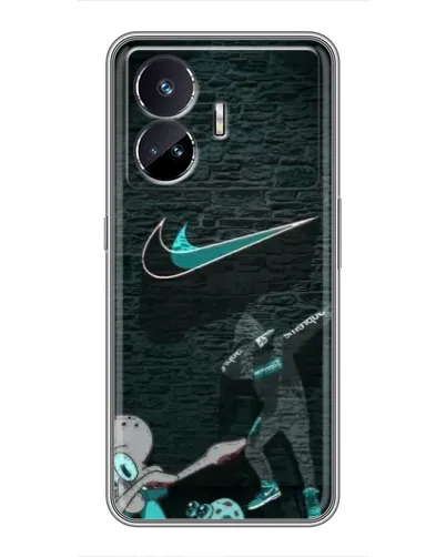 Чехол для Realme GT5 с картинкой «Спортивный арт Nike»