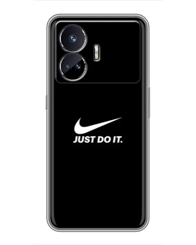 Чехол для Realme GT5 с картинкой «Минимализм от Nike»