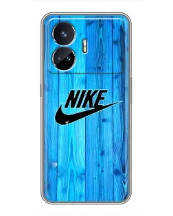 Чехол для Realme GT5 с картинкой «Голубое дерево Nike»
