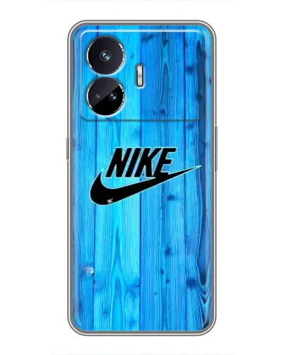 Чехол для Realme GT5 с картинкой «Голубое дерево Nike»