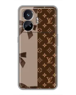 Чехол для Realme GT5 с картинкой «Louis Vuitton — банты»