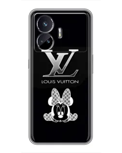 Чехол для Realme GT5 с картинкой «LV и Минни Маус»