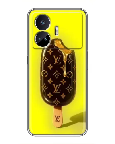 Чехол для Realme GT5 с картинкой «Мороженое от LV»