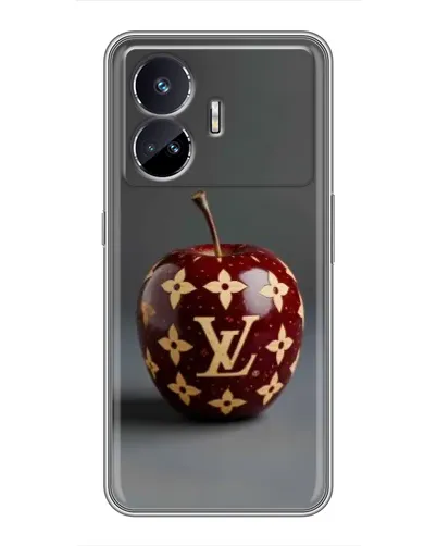 Чехол для Realme GT5 с картинкой «Красное яблоко LV»