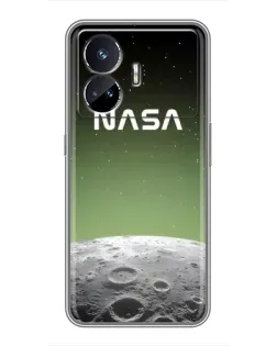 Чехол для Realme GT5 с картинкой «NASA — лунный градиент»