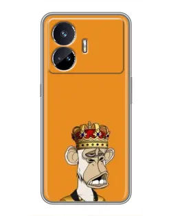 Чохол для Realme GT5 з картинкою «Золота мавпа Bored Ape»
