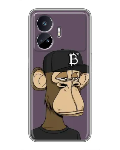 Чохол для Realme GT5 з картинкою «Bored Ape в кепці»