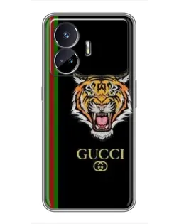 Чехол для Realme GT5 с картинкой «Тигр Gucci»