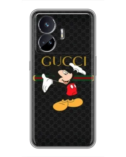 Чехол для Realme GT5 с картинкой «Микки Маус Gucci»