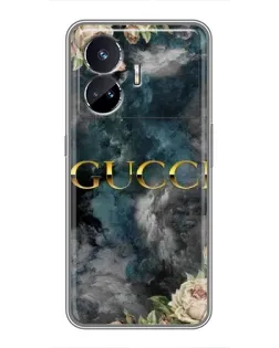 Чохол для Realme GT5 з картинкою «Абстрактні квіти Gucci»