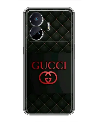 Чехол для Realme GT5 с картинкой «Gucci — стеганый черный»