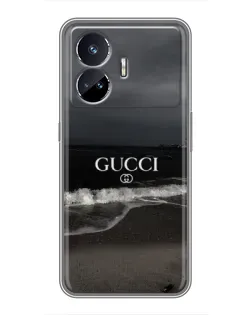 Чехол для Realme GT5 с картинкой «Gucci — морской прибой»