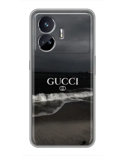 Чехол для Realme GT5 с картинкой «Gucci — морской прибой»