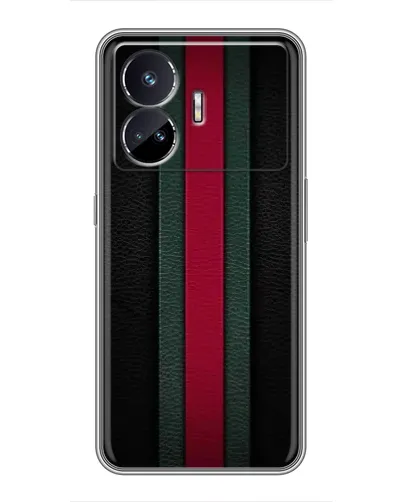 Чехол для Realme GT5 с картинкой «Gucci — неоновая линия»