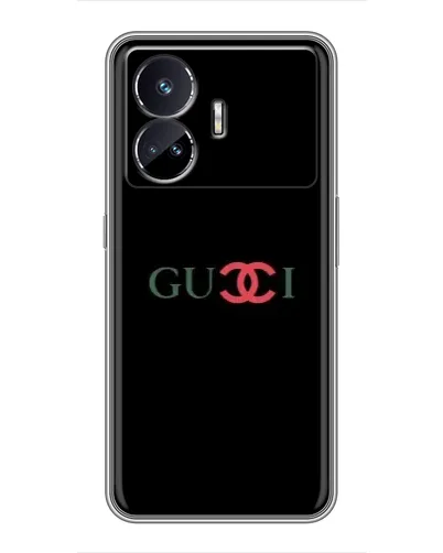 Чехол для Realme GT5 с картинкой «Gucci — красный градиент»