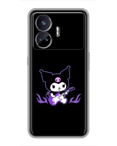 Чехол для Realme GT5 с картинкой «Электрическая Kuromi»