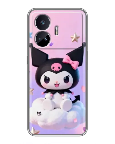 Чехол для Realme GT5 с картинкой «Рок-звезда Kuromi»