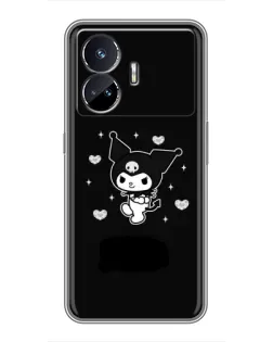Чехол для Realme GT5 с картинкой «Куроми и клубника»