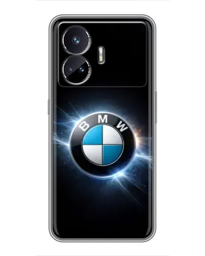 Чохол для Realme GT5 з картинкою «BMW — неонове сяйво»