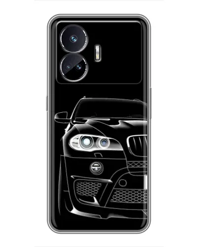 Чохол для Realme GT5 з картинкою «Темний силует BMW»