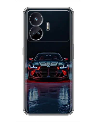 Чохол для Realme GT5 з картинкою «BMW на мокрій дорозі»
