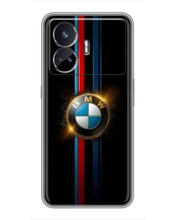 Чохол для Realme GT5 з картинкою «BMW M-Power неон»