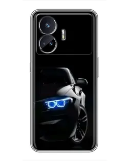 Чохол для Realme GT5 з картинкою «BMW — нічний погляд» Чохол для Realme GT5 з картинкою «BMW — нічний погляд»