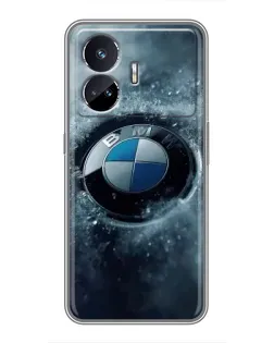 Чохол для Realme GT5 з картинкою «Логотип BMW — лід» Чохол для Realme GT5 з картинкою «Логотип BMW — лід»