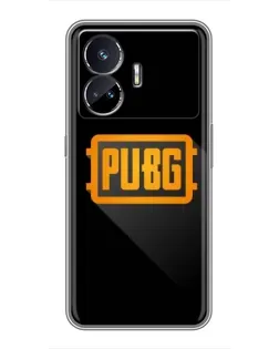 Чохол для Realme GT5 з картинкою «PUBG — рамка лого»