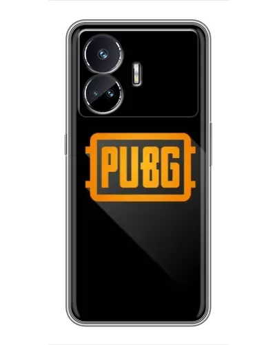 Чохол для Realme GT5 з картинкою «PUBG — рамка лого»