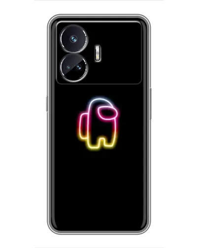 Чехол для Realme GT5 с картинкой «Among Us градиент»
