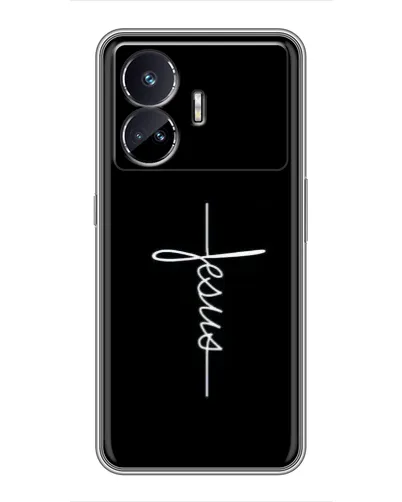 Чехол для Realme GT5 с картинкой «Тонкая линия веры»
